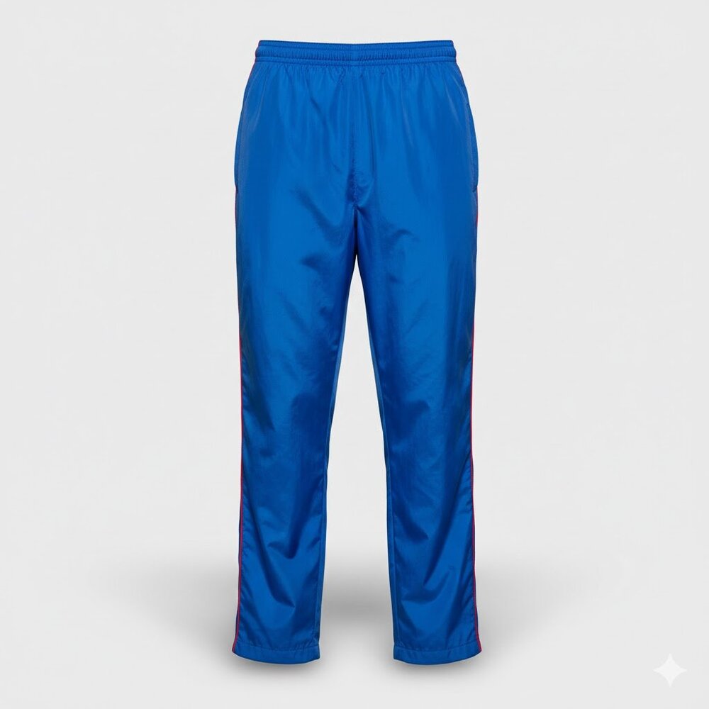 Women’s Blue Athletic Jogger Pants with Side Str